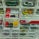 Here you pull the drawer out of the model displayed and grab the boxed model.